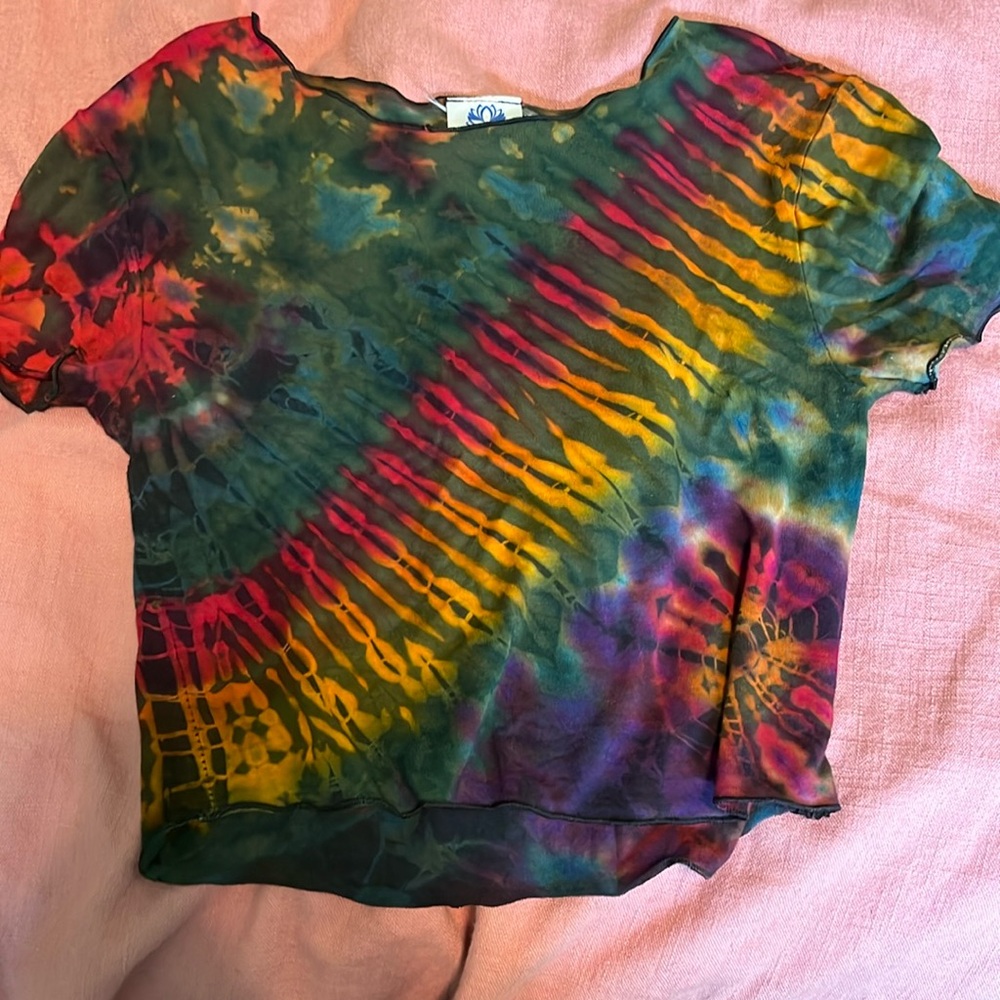 Tie dye crop
